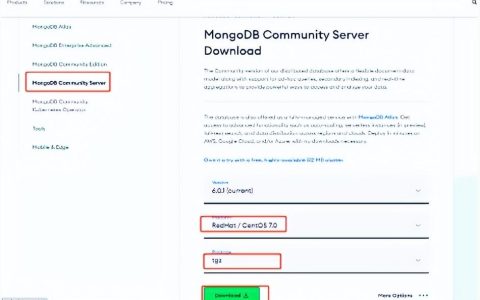 Linux部署mongodb6.0版本