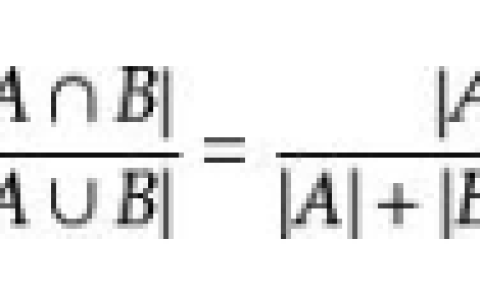 jaccard相似系数公式_jaccard系数用来聚类
