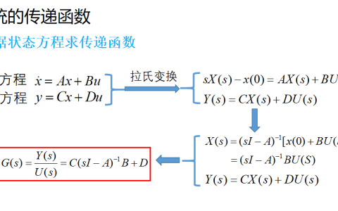 汽车控制理论数学基础——状态方程